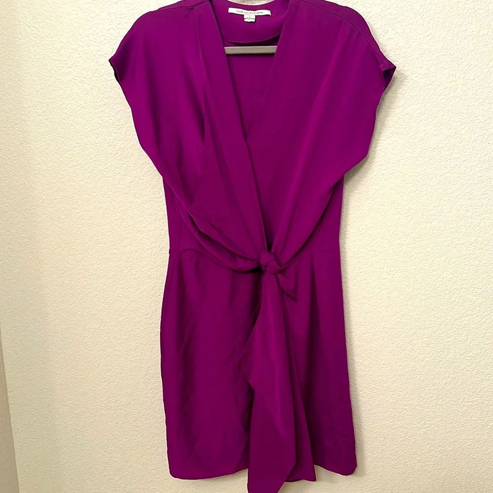Diane von Furstenberg size 8 silk blend dress - Picture 3 of 5